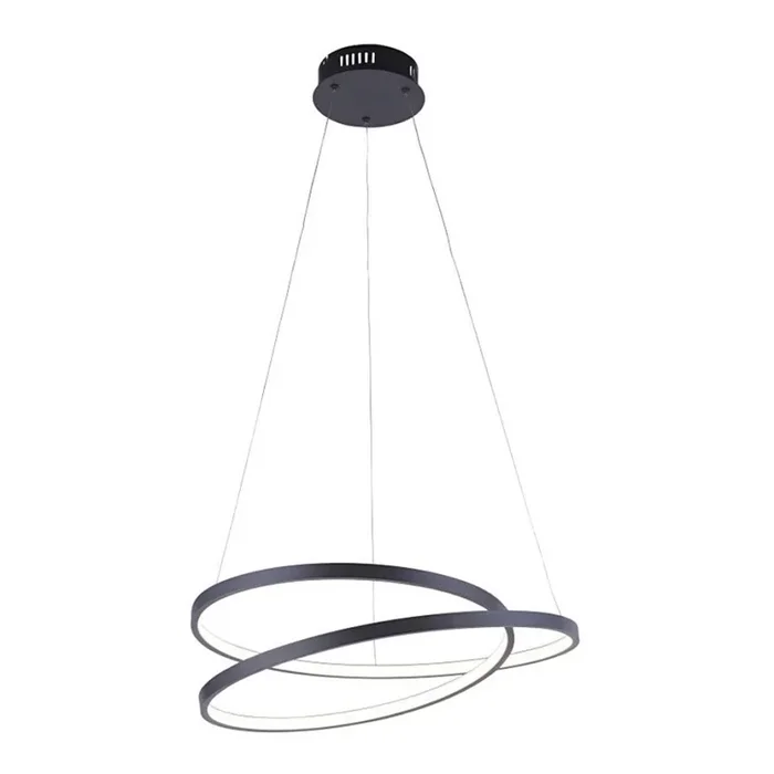 Paul Neuhaus 2472-18 – Lámpara de araña LED regulable de cable ROMAN LED/30W/230V negro