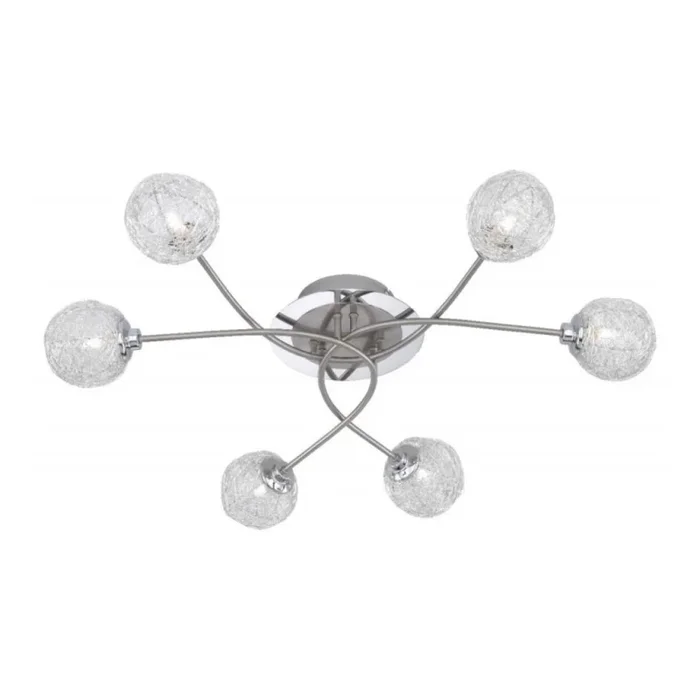 Paul Neuhaus 6796-55 – Lámpara de suspensión WOMBLE 6xG9/28W/230V