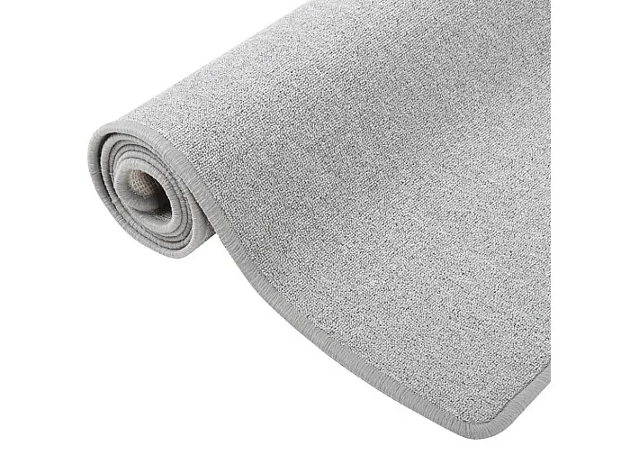 Pelle Alfombra de pasillo gris claro 80×150 cm