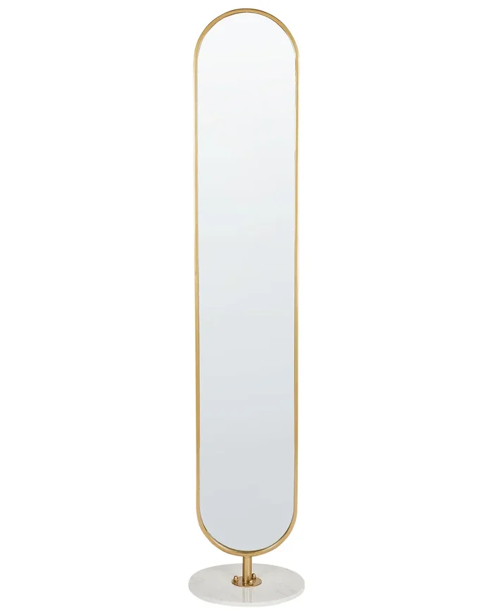 Perchero con espejo MOODY 170 cm Metal Dorado