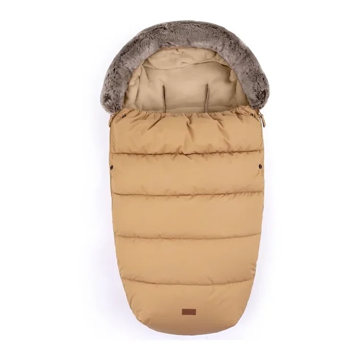 PETITE&MARS – Saco de Dormir para Bebé 4en1 COMFY Elegante marrón caramelo/beige
