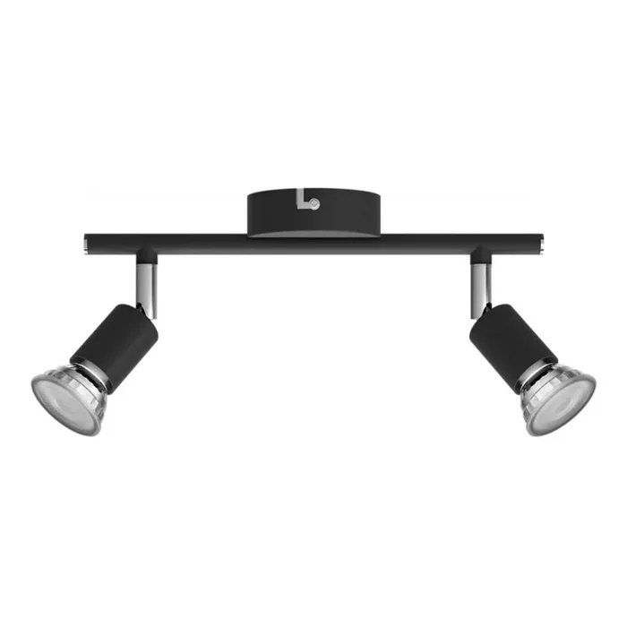 Philips – Foco 2xGU10/50W/230V negro