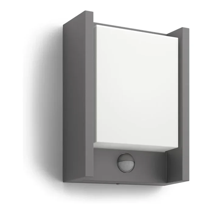 Philips – LED Aplique para exterior con sensor LED/6W 4000K IP44