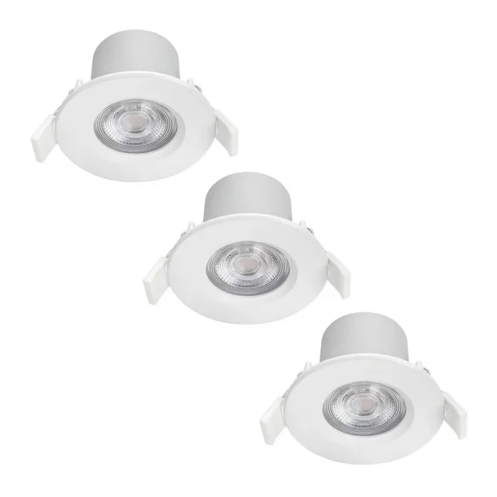 Philips – SET 3x LED Lámpara empotrable regulable para el baño LED/5W/230V 2700K IP65