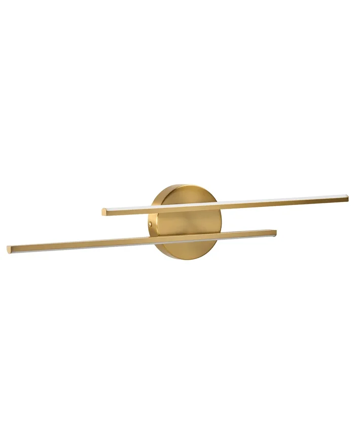 Picture and Mirror LED Light TOUQUES Metal Gold