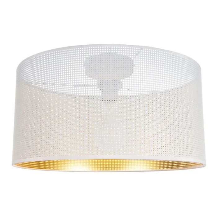 Plafón ALDO 1xE27/60W/230V diá. 40 cm blanco