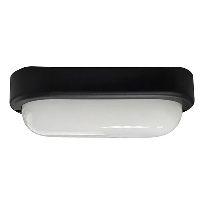 Plafón LED de exterior LED/15W/230V 4200K 20×9,8 cm IP64 negro