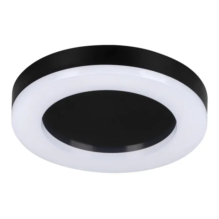 Plafón LED de exterior TURA LED/24W/230V 4000K IP65 negro