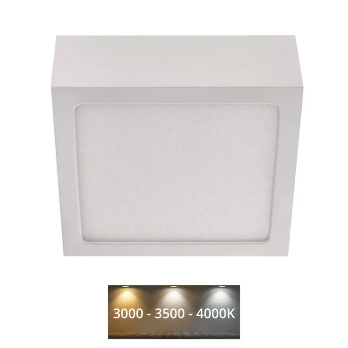Plafón LED NEXXO LED/7,6W/230V 3000/3500/4000K 12×12 cm blanco