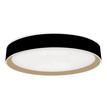 Plafón LED regulable con control por voz OPAL LED/48W/230V 2700-6500K negro + control remoto