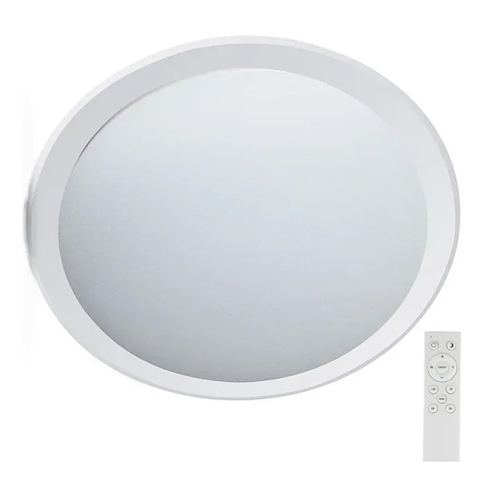 Plafón LED regulable LED/72W/230V 3000-6500K diá. 67 cm blanco + control remoto