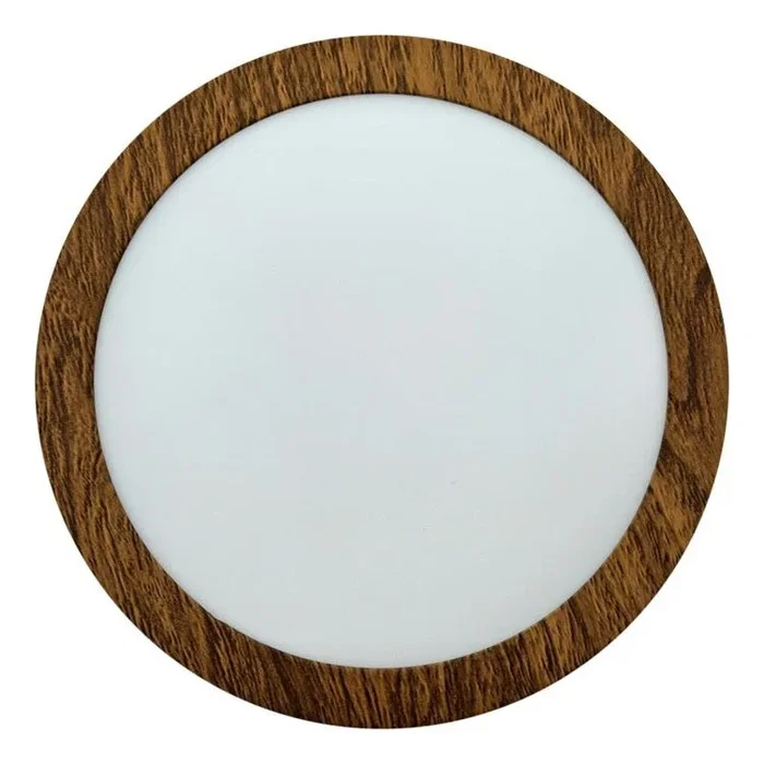 Plafón LED RING LED/12W/230V 4200K diá. 16 cm marrón