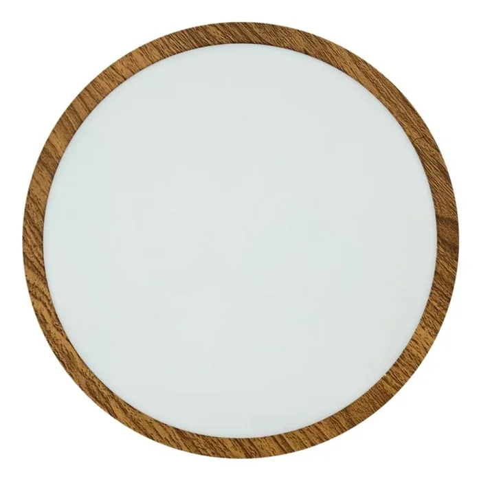 Plafón LED RING LED/24W/230V 4200K diá. 28,5 cm marrón