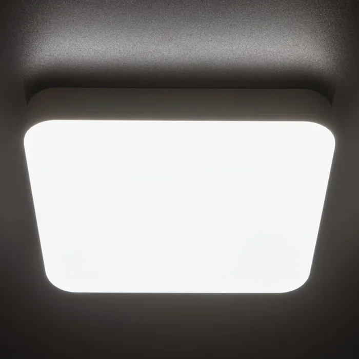 Plafón LED técnico IPER LED/26W/230V IK10 IP65 cuadrado blanco