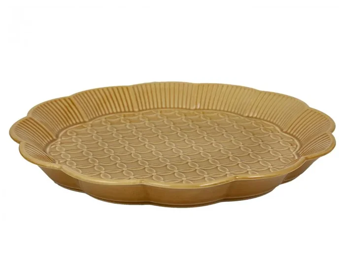 Plato Ceramica Amarillo