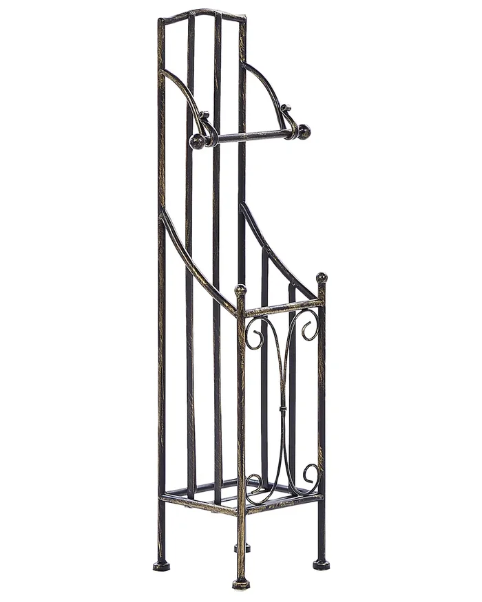 Portarrollos de baño BRISA Metal Negro