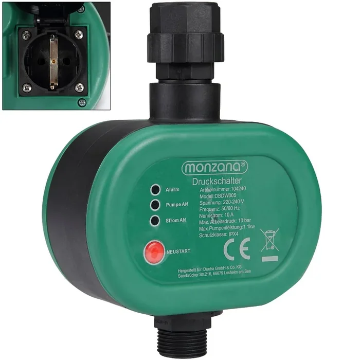 Presostato controlador de presión, 220V