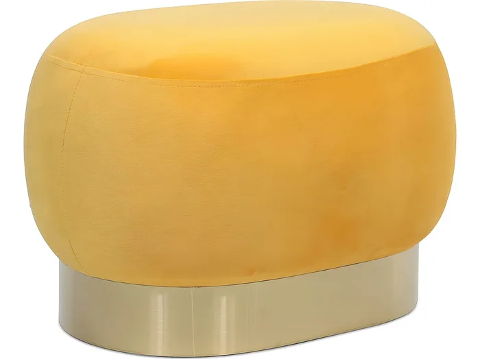 Puff Banco de Tocador – Terciopelo y Metal – Luxe