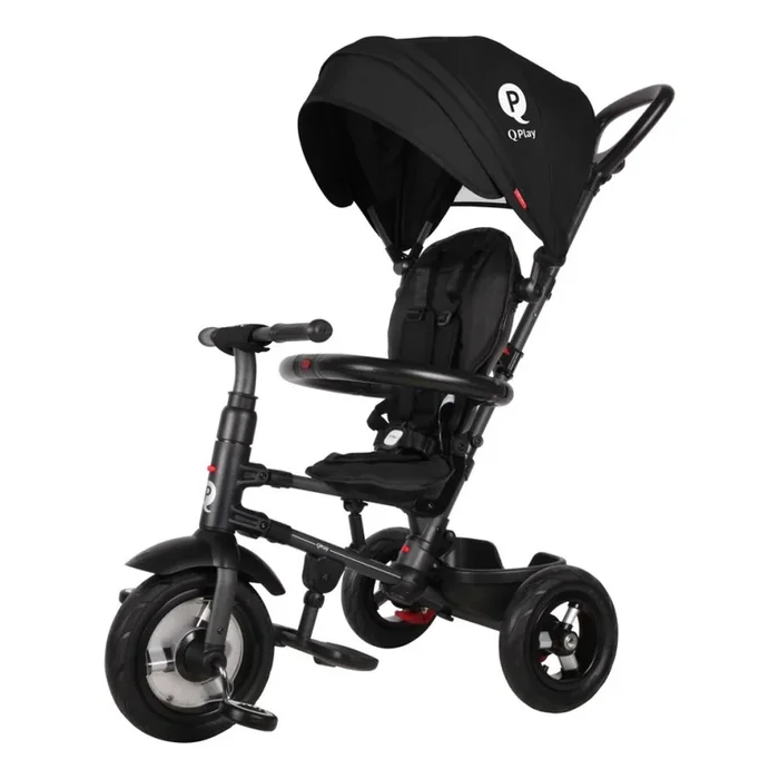 QPlay – Triciclo infantil 3en1 RITO AIR negro