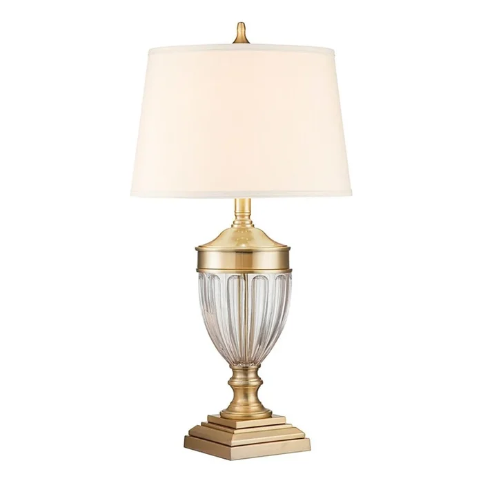 Quoizel – Lámpara de mesa DENNISON 1xE27/60W/230V dorado
