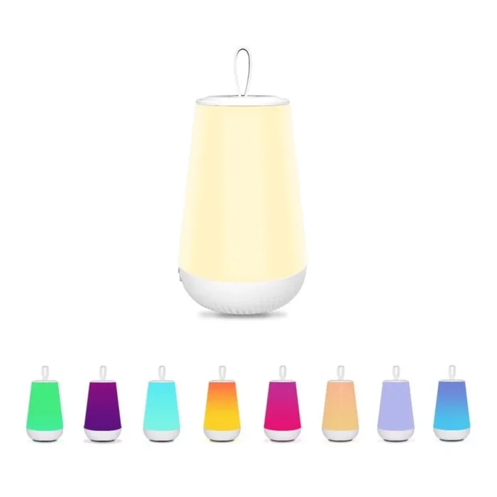Rabalux 76019 – Lámpara de mesa LED RGB regulable y recargable FRANCO LED/2W/5V 3000K 1800 mAh