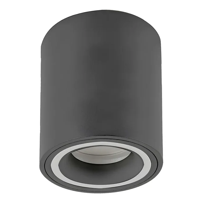 Rabalux – Foco 1xGU10/25W/230V redondeado antracita