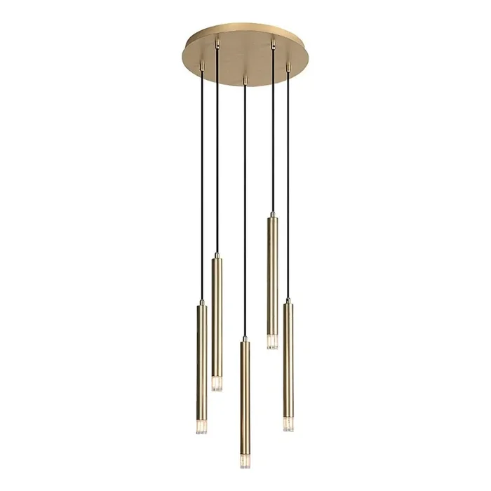 Rabalux – Lámpara colgante 5xG9/5W/230V dorado