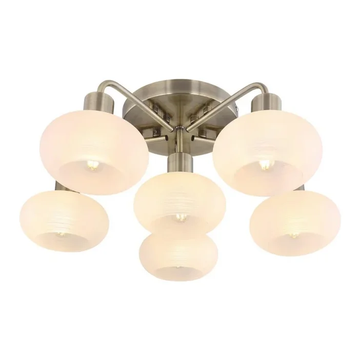 Rabalux – Lámpara de araña de luces de superficie 6xE14/40W/230V