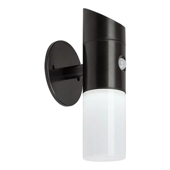 Rabalux – Lámpara de pared solar LED RGB con sensor LED/1W/3,7V IP44 negra 1200 mAh