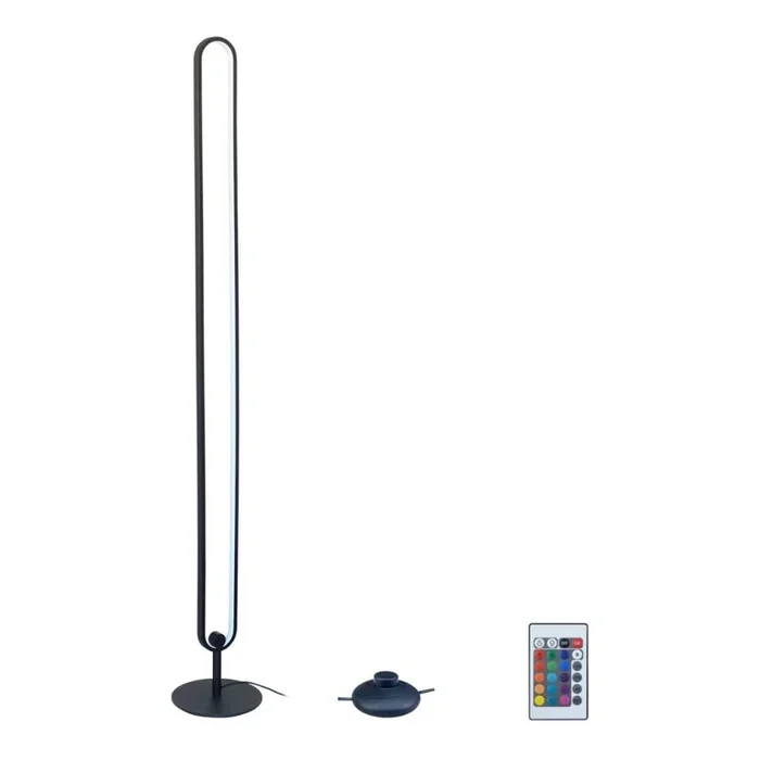 Rabalux – Lámpara de pie LED RGB regulable LED/19W/230V + control remoto