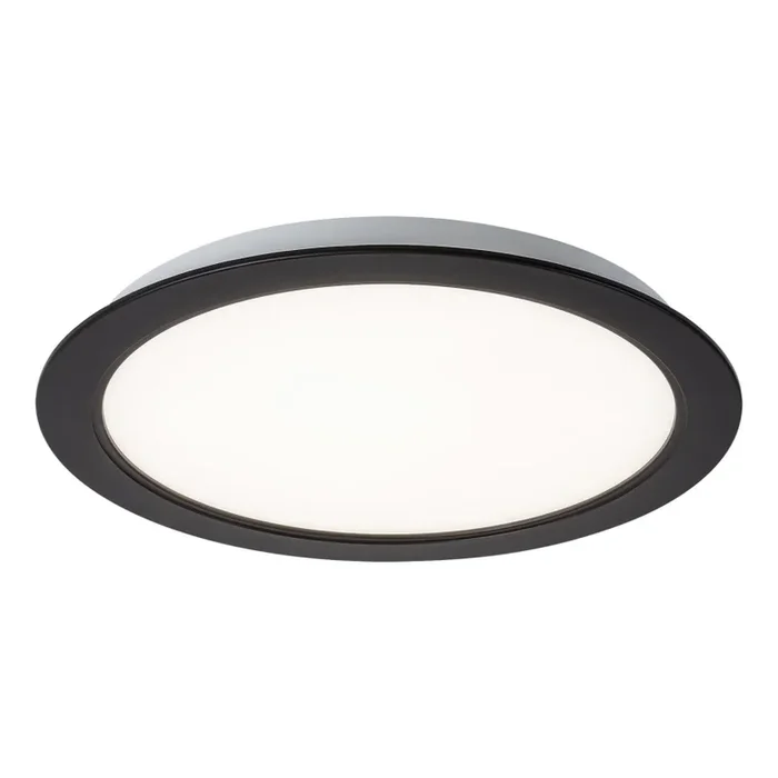 Rabalux – Lámpara empotrable LED LED/18W/230V diá. 22 cm negro