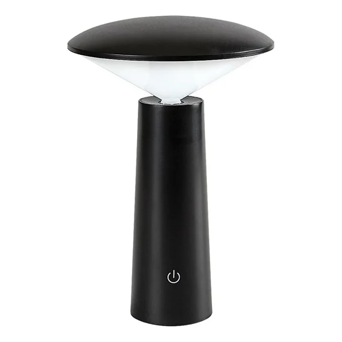 Rabalux – LED Lámpara de mesa táctil recargable y regulable POLPERRO LED/3W/3,7V 1200mAh negro