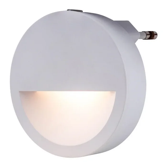 Rabalux – LED Luz nocturna con sensor crepuscular LED/0,5W/230V 3000K diá. 65 mm