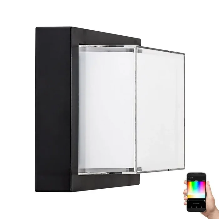 Rabalux – LED RGBW Aplique de exterior regulable LED/10W/230V IP54 Wi-Fi Tuya