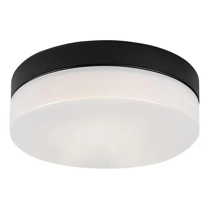 Rabalux – Plafón LED de baño LED/18W/230V IP44 4000K diá. 28 cm negro