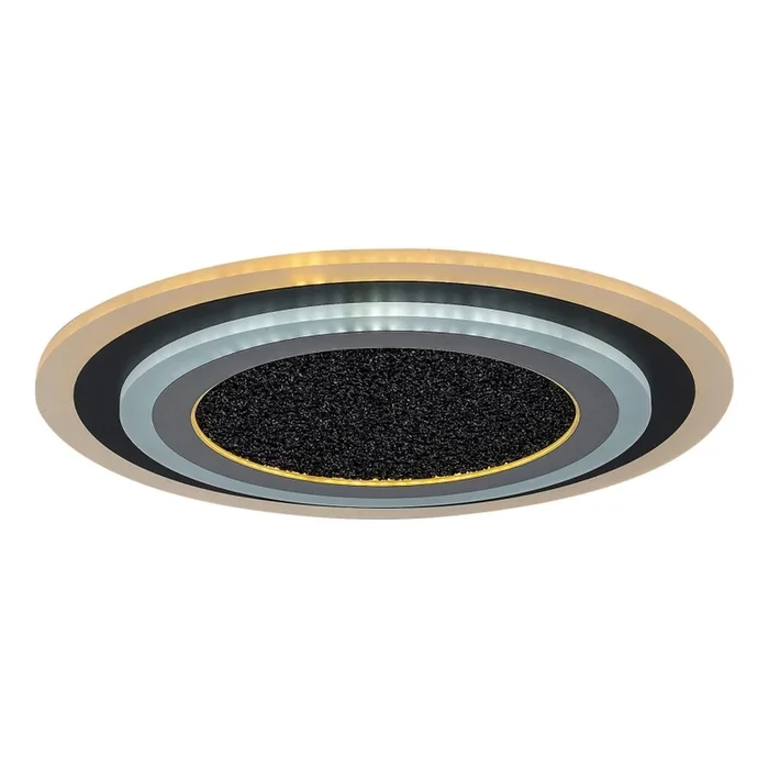 Rabalux – Plafón LED regulable LED/56W/230V 3000/4000/6000K negro + control remoto