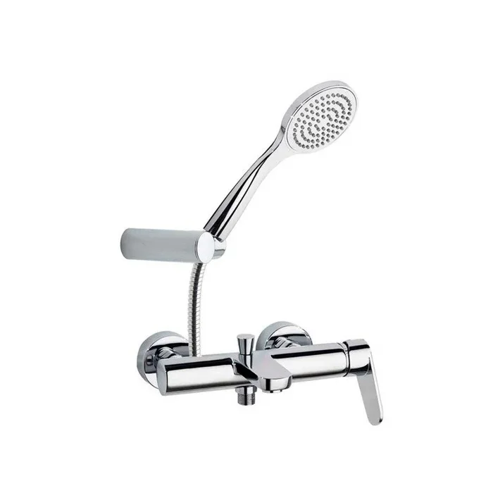 Ramon Soler Ramon Soler Conjunto Grifo Baño-Ducha Monomando Cromado con Sistema S2 de Ahorro de Agua con Accesorios Serie Alexia