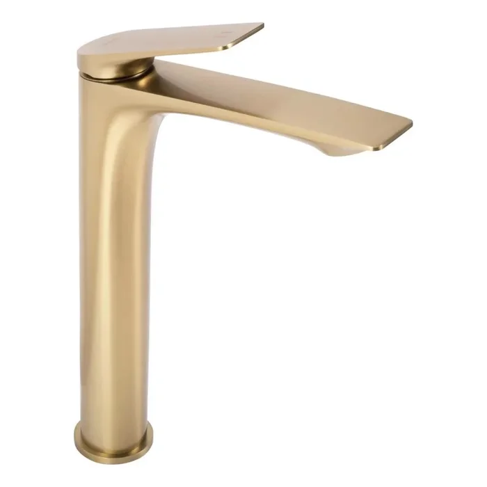 REA-B2705 – Grifo para lavabo AVALON 30 cm, acabado oro cepillado
