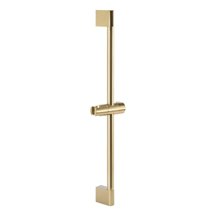 REA-P6500 – Soporte para ducha de mano de 70 cm, acabado oro cepillado