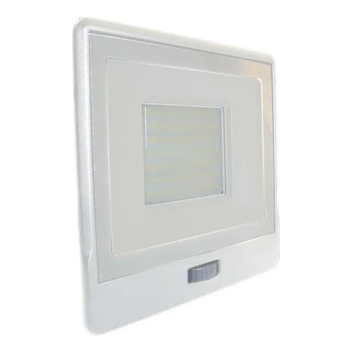Reflector LED con sensor LED/50W/230V 4000K IP65 blanco