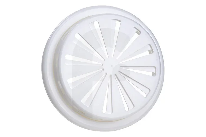 Rejilla de ventilación 100-150mm sintética blanca 4570860