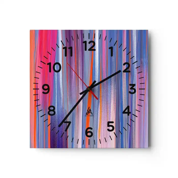 Reloj de pared – Reloj de vidrio – Ascensión – 30×30 cm
