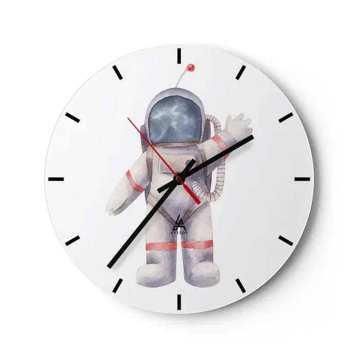 Reloj de pared – Reloj de vidrio – Esto es todo por ahora – 40×40 cm