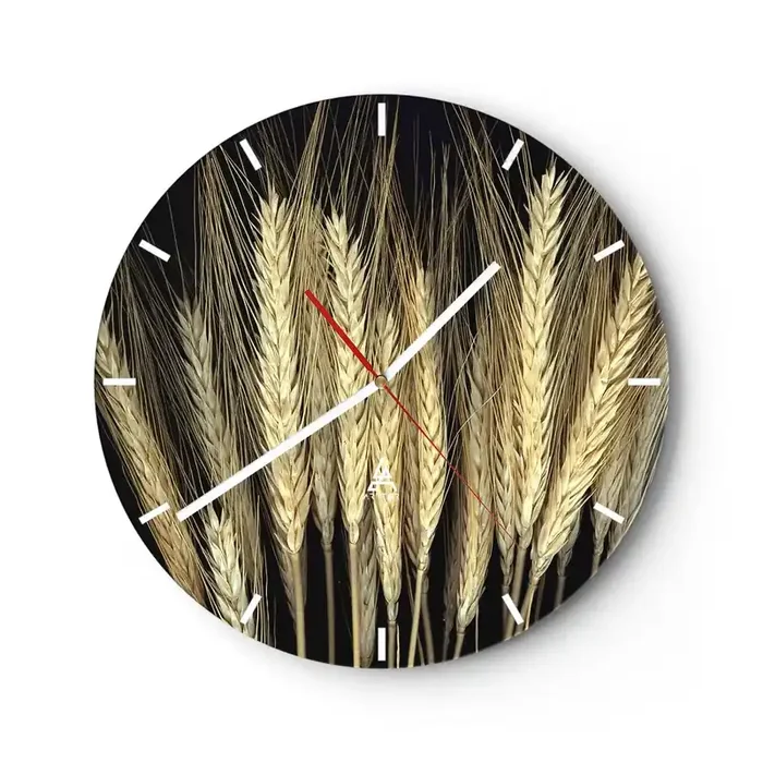 Reloj de pared – Reloj de vidrio – Magia rústica – 40×40 cm