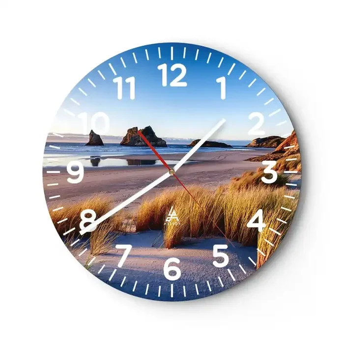 Reloj de pared – Reloj de vidrio – Para buscadores de tranquilidad – 30×30 cm