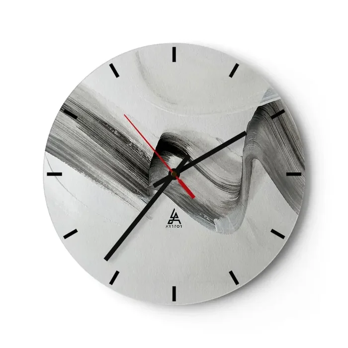 Reloj de pared – Reloj de vidrio – Solo por diversión – 40×40 cm