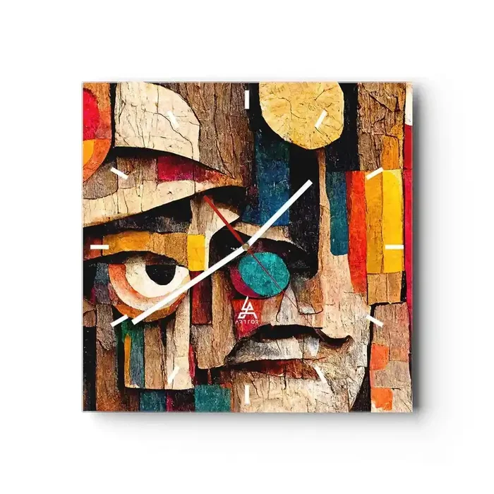 Reloj de pared – Reloj de vidrio – Te veo… – 40×40 cm