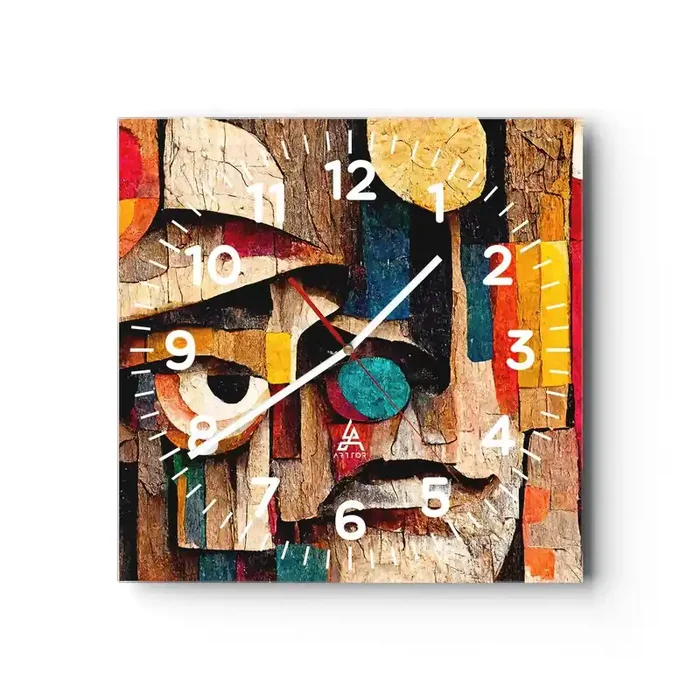 Reloj de pared – Reloj de vidrio – Te veo… – 40×40 cm