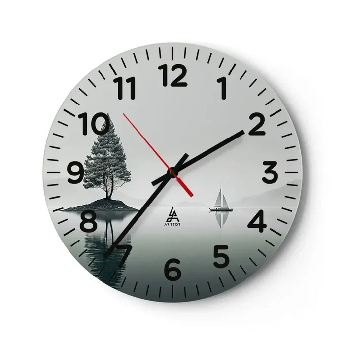 Reloj de pared – Reloj de vidrio – Un sueño hecho realidad – 30×30 cm