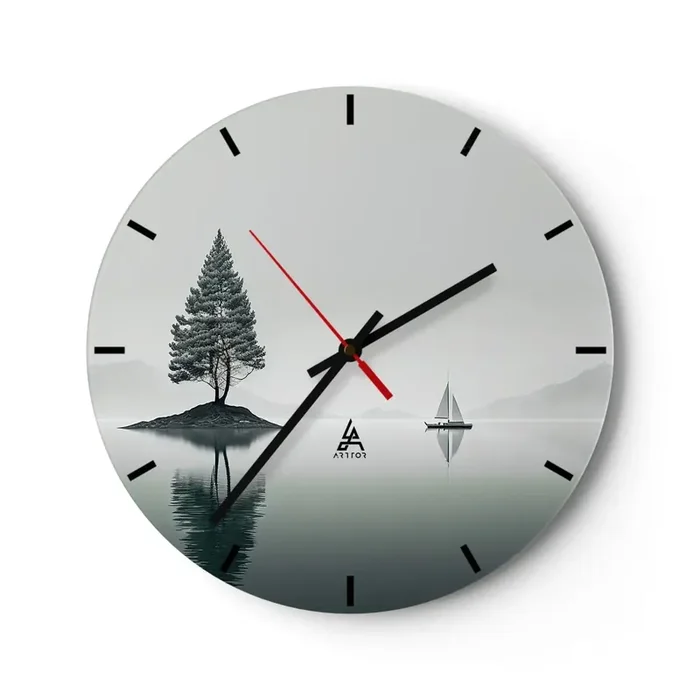 Reloj de pared – Reloj de vidrio – Un sueño hecho realidad – 40×40 cm